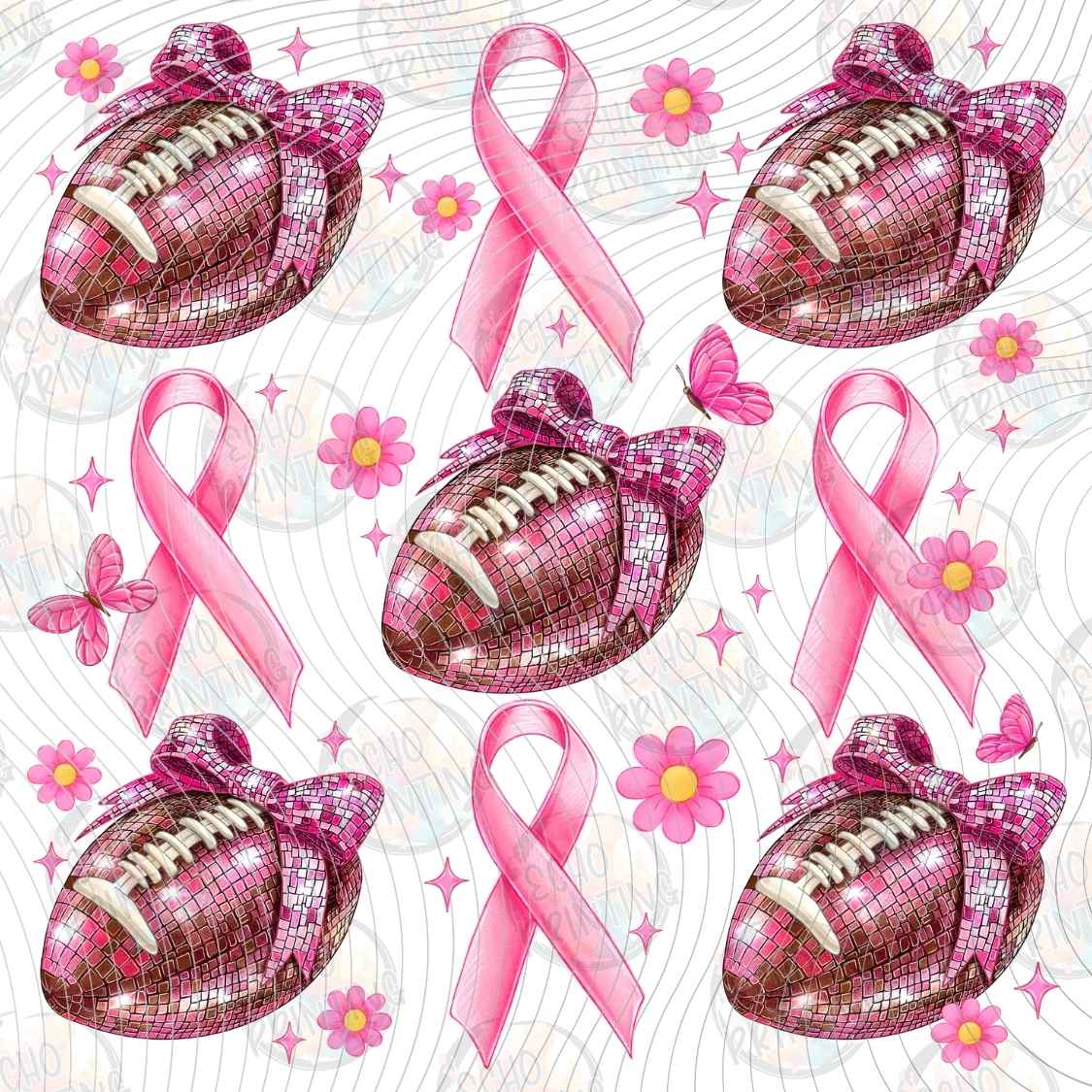 BSCRA 483 - FOOTBALL RIBBON PATTERN