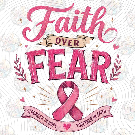 BSCRA 516 - FAITH OVER FEAR RIBBON