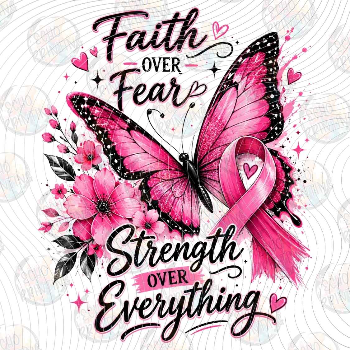 BSCRA 530 - FAITH OVER FEAR BUTTERFLY