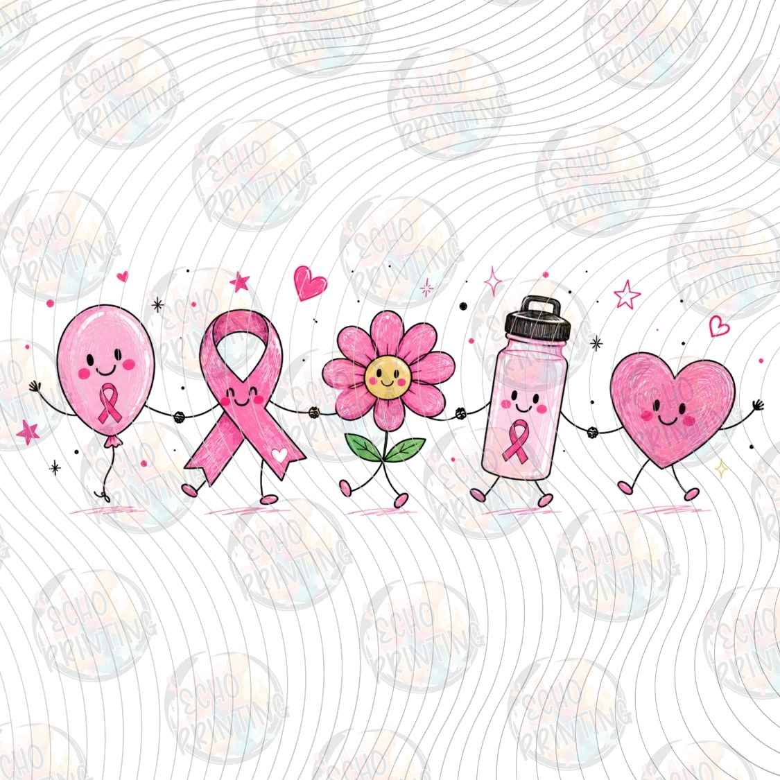 BSCRA 554 - PINK RIBBON SWEETS COLLAGE