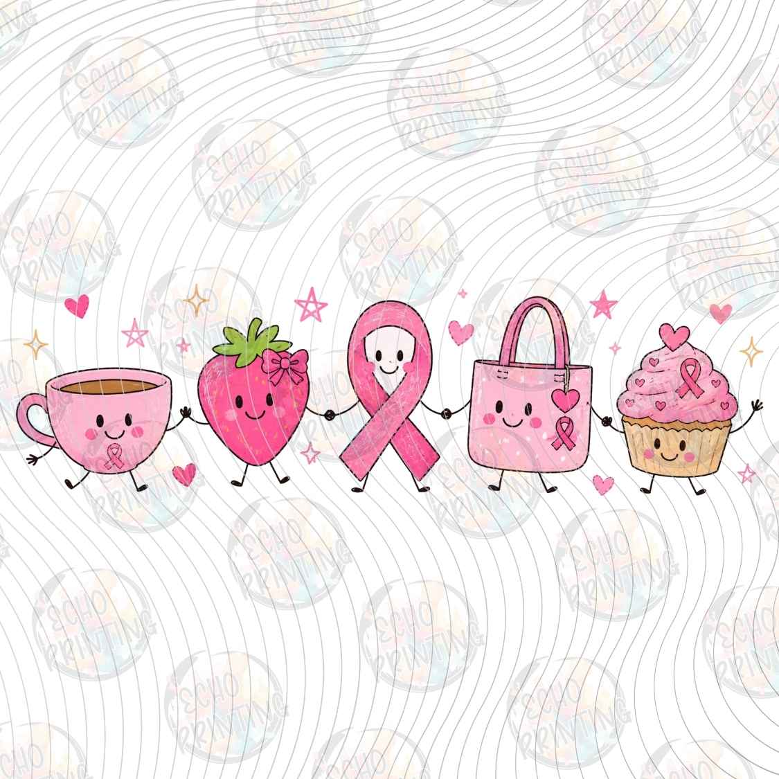 BSCRA 556 - PINK RIBBON SWEETS COLLAGE