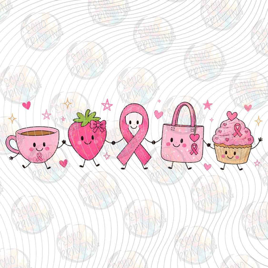 BSCRA 556 - PINK RIBBON SWEETS COLLAGE