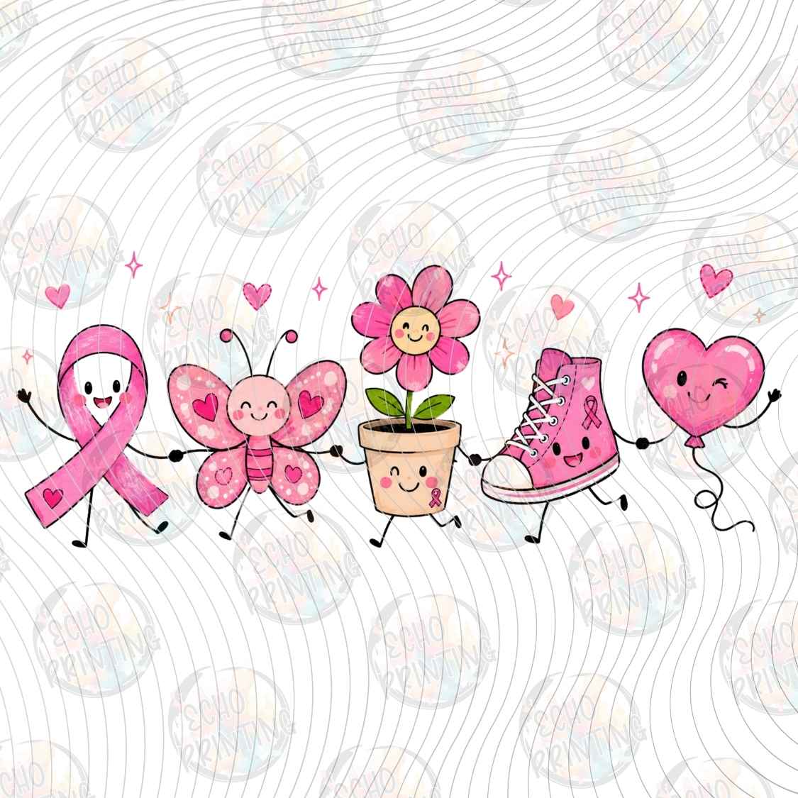 BSCRA 558 - PINK RIBBON SWEETS COLLAGE