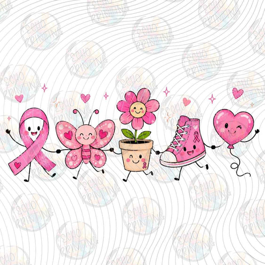 BSCRA 558 - PINK RIBBON SWEETS COLLAGE