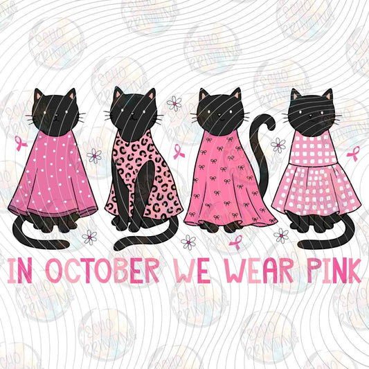 BSCRA 595 - IN OCTOBER WE WEAR PINK CATS