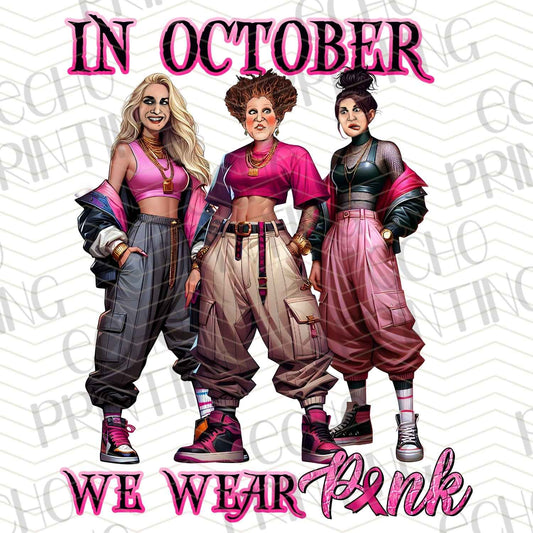 BSCRA 5 – IN OCTOBER WE WEAR PINK – WITCHES STYLE