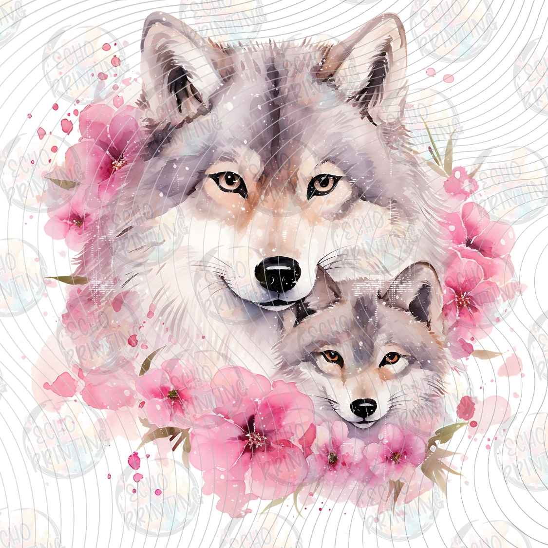 BSCRA 627 - WOLF FAMILY AWARENESS ART