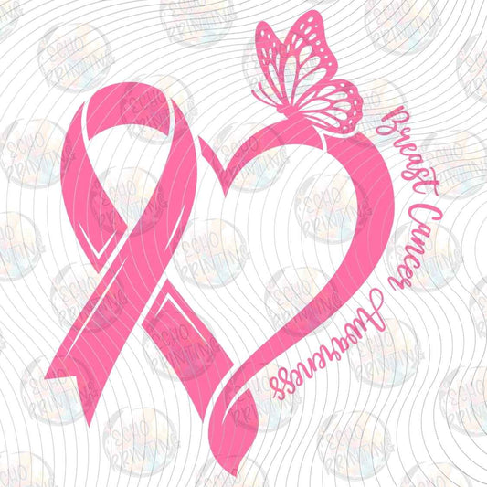 BSCRA 638 - PINK RIBBON HEART