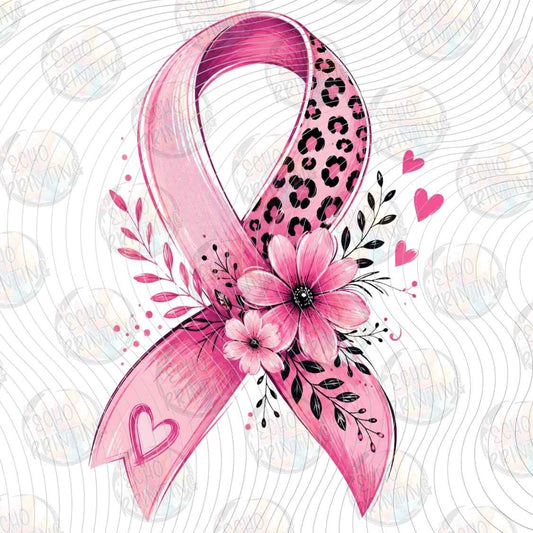 BSCRA 639 - FLORAL PINK RIBBON