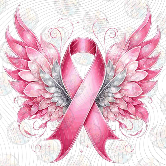 BSCRA 653 - PINK ANGEL WINGS RIBBON