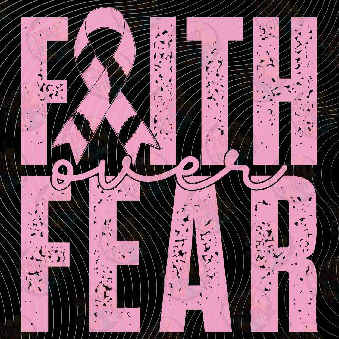 BSCRA 664 - FAITH OVER FEAR RIBBON