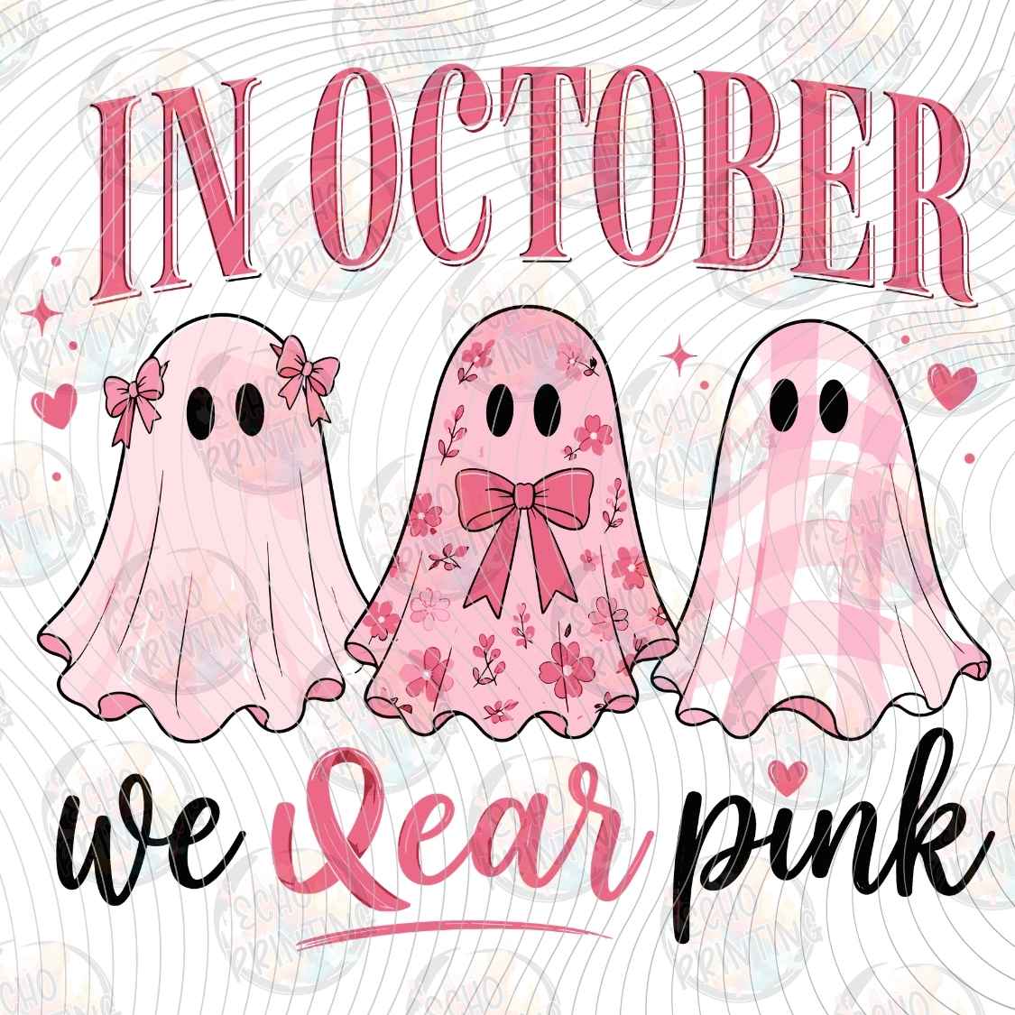 BSCRA 673 - IN OCTOBER WE WEAR PINK GHOSTS