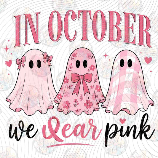 BSCRA 673 - IN OCTOBER WE WEAR PINK GHOSTS