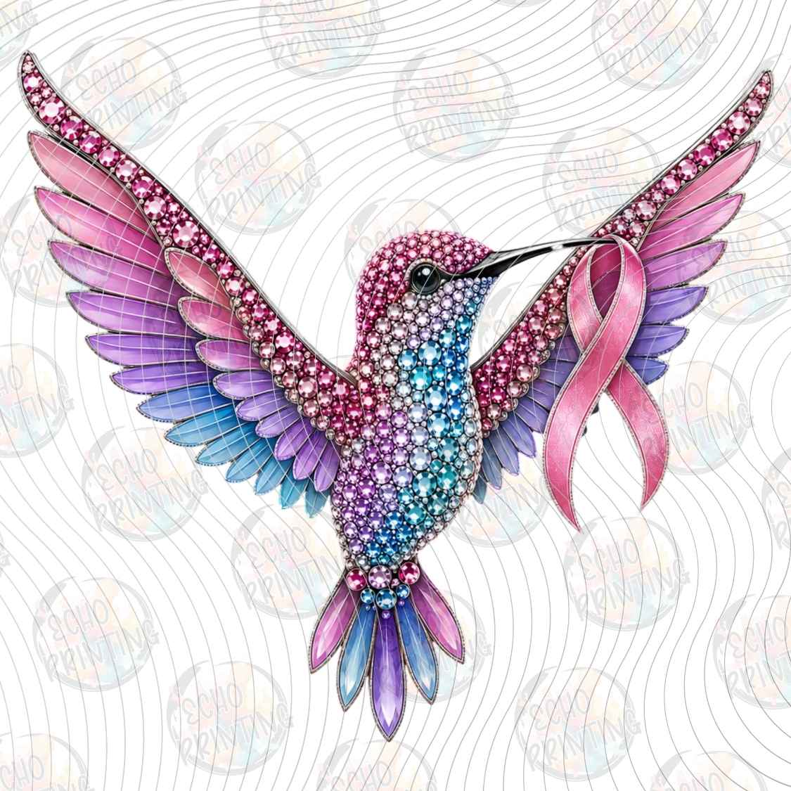 BSCRA 684 - PINK HUMMINGBIRD AWARENESS