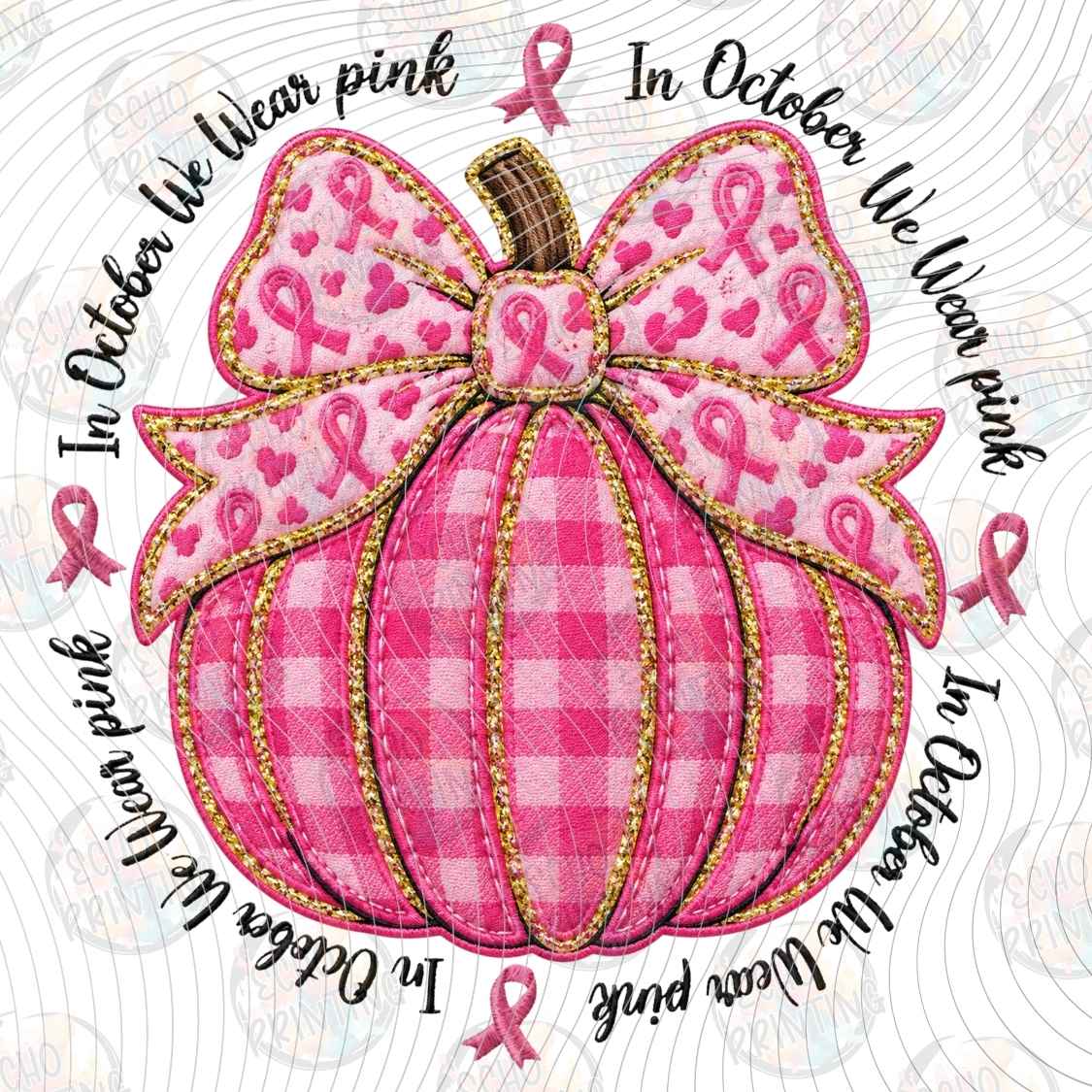 BSCRA 704 - PINK PUMPKIN BOW