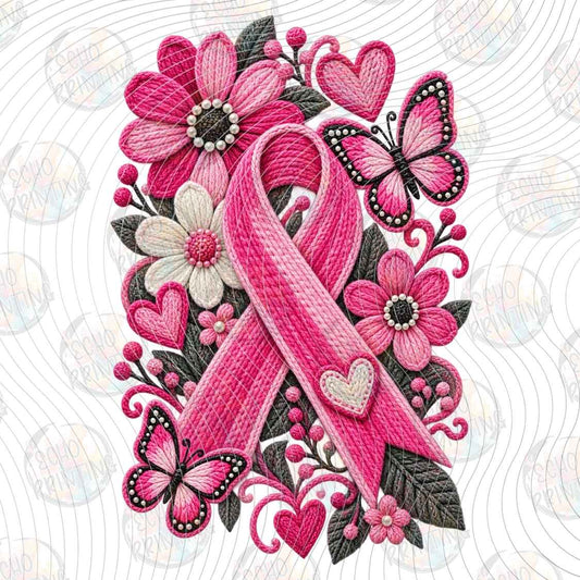 BSCRA 709 - PINK RIBBON HEART