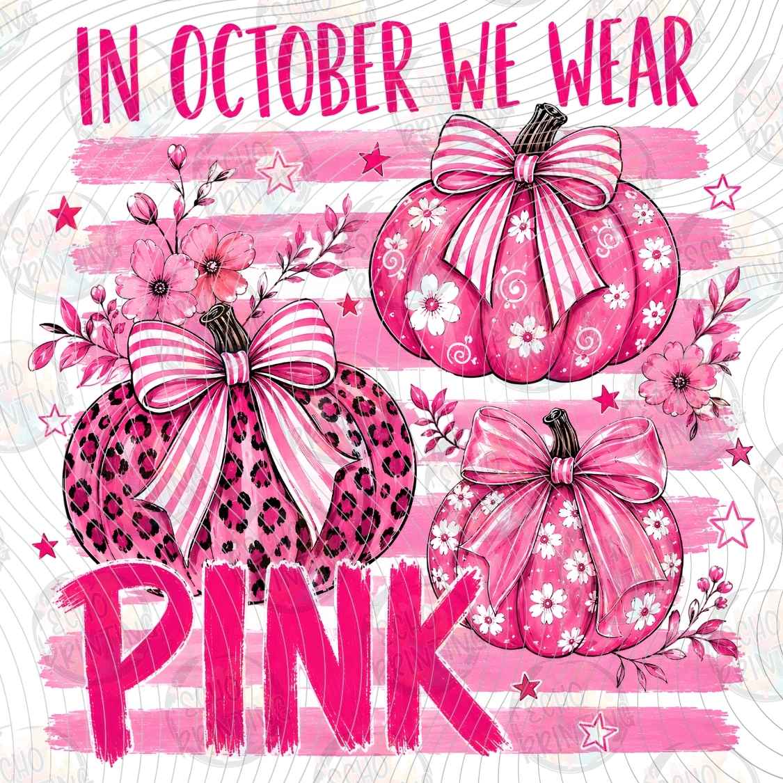 BSCRA 710 - OCTOBER PINK PUMPKINS