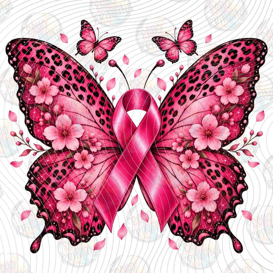 BSCRA 722 - PINK RIBBON BUTTERFLY