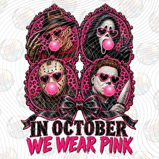 BSCRA 728 - OCTOBER WEAR PINK SKULLS