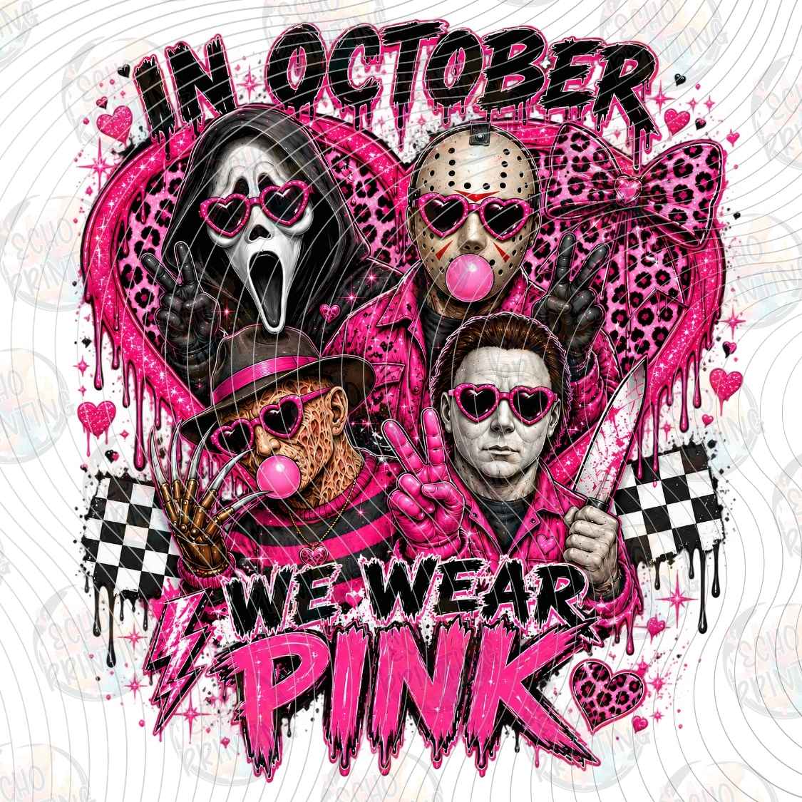 BSCRA 729 - OCTOBER WEAR PINK HEART
