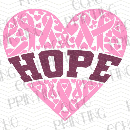 BSCRA 72 – PINK HEART WITH HOPE LETTERING