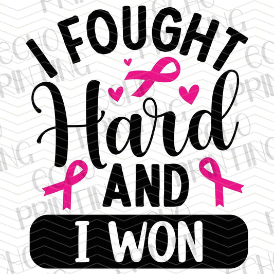 BSCRA 75 – I FOUGHT HARD AND I WON RIBBON