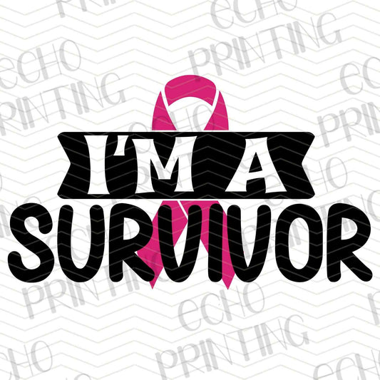 BSCRA 77 – I’M A SURVIVOR WITH PINK RIBBON