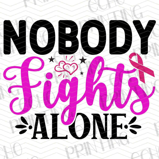 BSCRA 93 – NOBODY FIGHTS ALONE BLACK LETTERING