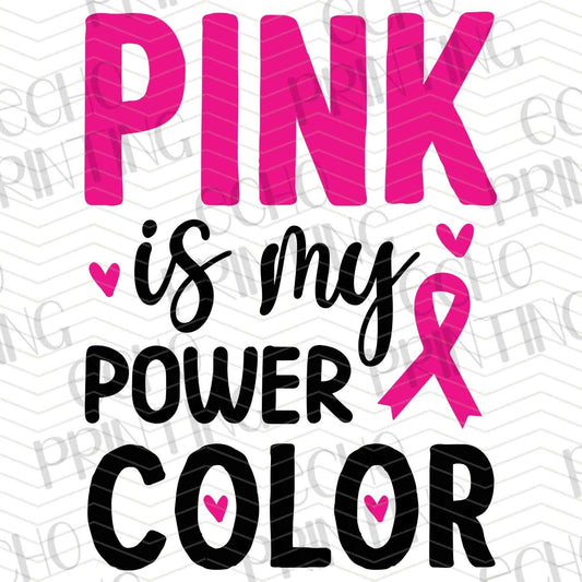 BSCRA 97 – PINK IS MY POWER COLOR BLOCK LETTERS