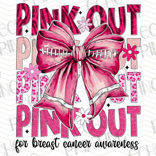 BSCRA 98 – PINK OUT RIBBON WITH BIG BOW