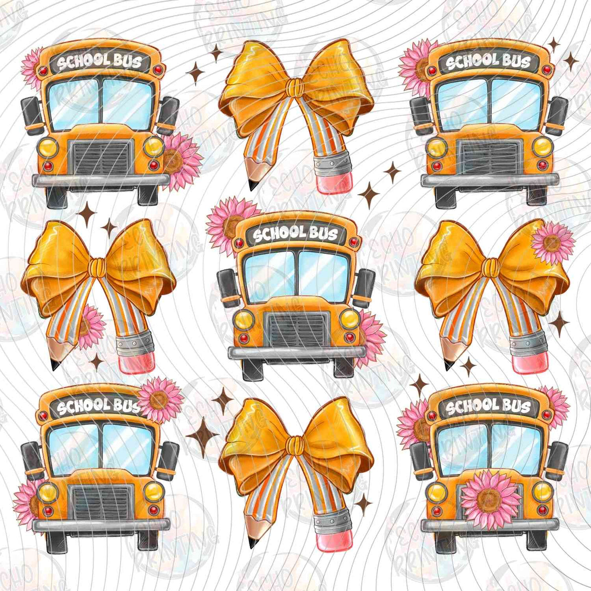 BSDR 5 - SCHOOL BUS BOW PATTERN