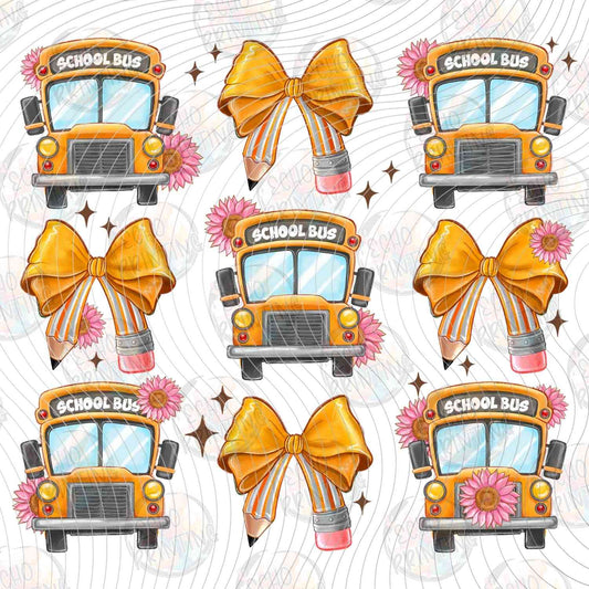 BSDR 5 - SCHOOL BUS BOW PATTERN