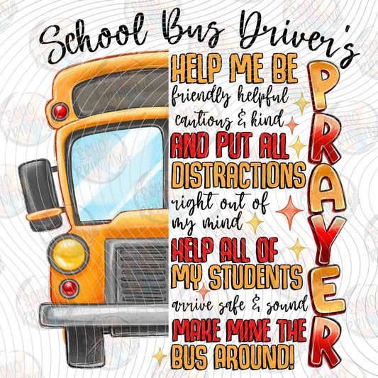 BSDR 6 - SCHOOL BUS DRIVER MESSAGE