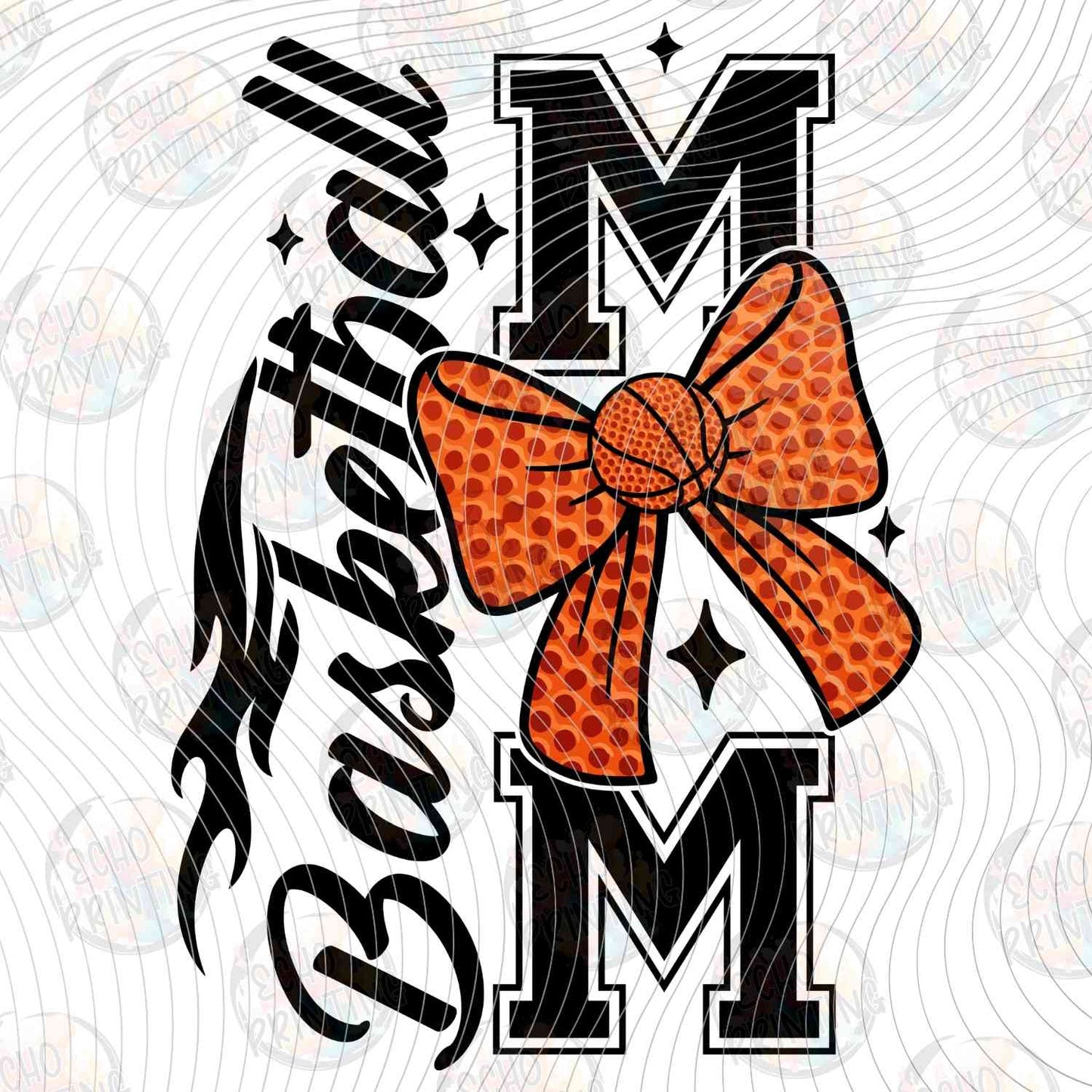 BSKG 51 - BASKETBALL MOM LETTER M
