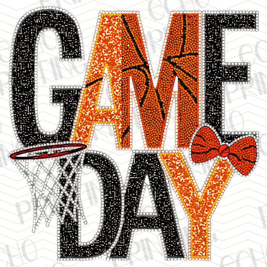 BSKG 2 – GAME DAY BLOCK TEXT WITH BOW