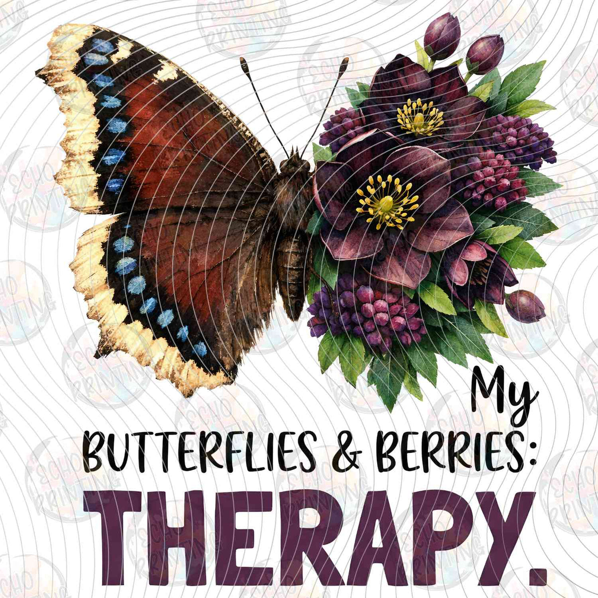 BTFLG 13 - BUTTERFLIES AND BERRIES THERAPY