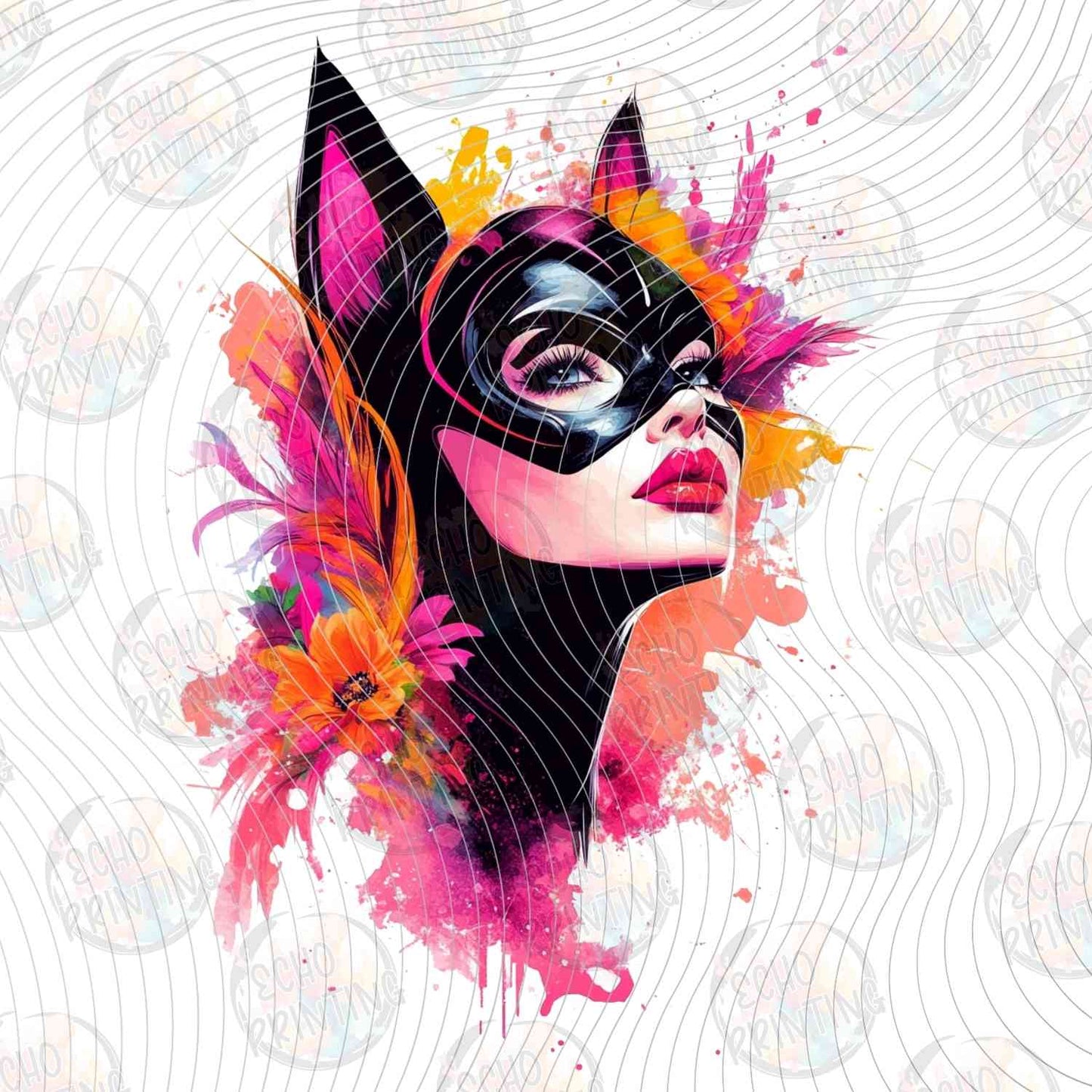 BTMNG 46 - VIBRANT MASKED HERO PORTRAIT