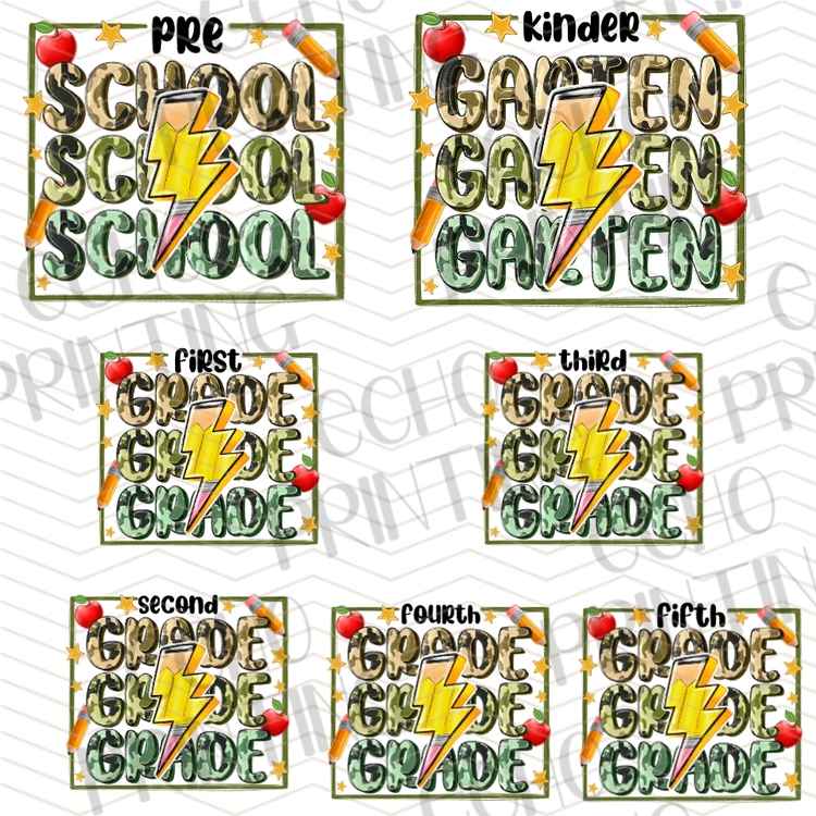 BTSG 236 - LAST DAY OF SCHOOL GRADE SIGNS