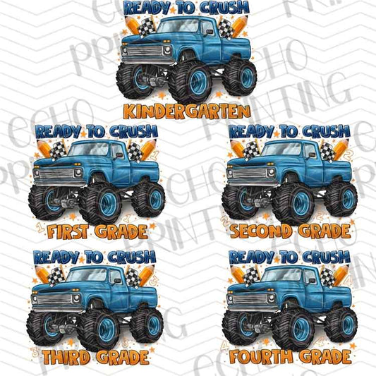 BTSG 239 - MONSTER TRUCK SCHOOL GRADE DESIGNS