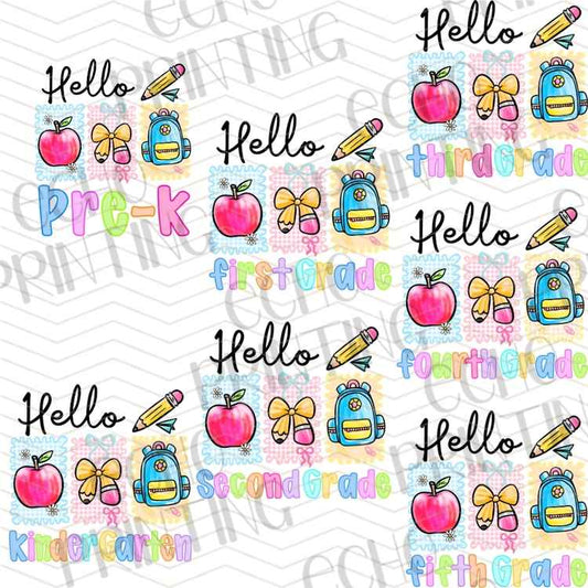 BTSG 251 - HELLO GRADE LEVEL SCHOOL DESIGNS