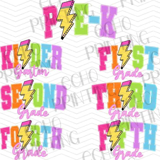 BTSG 253 - LIGHTNING BOLT GRADE LEVEL DESIGNS