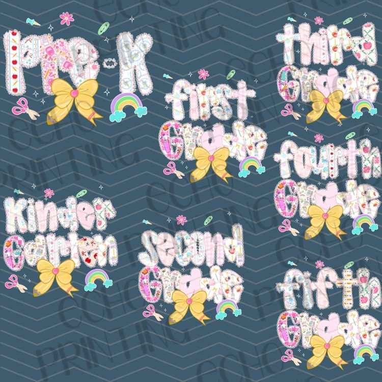 BTSG 258 - CHALKBOARD GRADE LEVEL SCHOOL DESIGNS