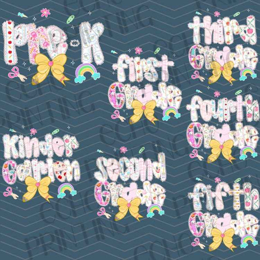 BTSG 258 - CHALKBOARD GRADE LEVEL SCHOOL DESIGNS