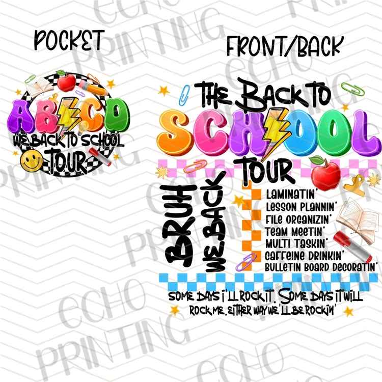 BTSG 259 - BACK TO SCHOOL TOUR SHIRT