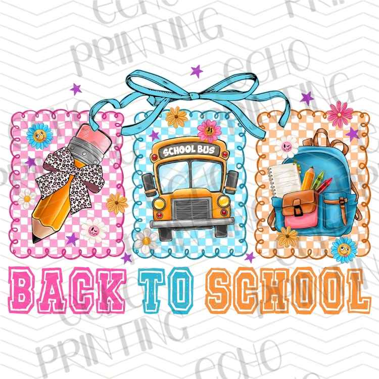 BTSG 261 - COLORFUL SCHOOL SUPPLIES COLLAGE