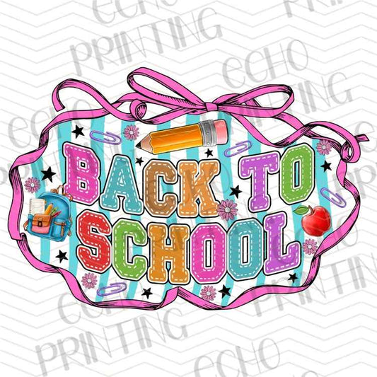 BTSG 268 - RETRO BACK TO SCHOOL BOW