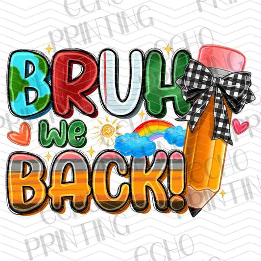 BTSG 270 - BRUH WE ARE BACK LETTERING