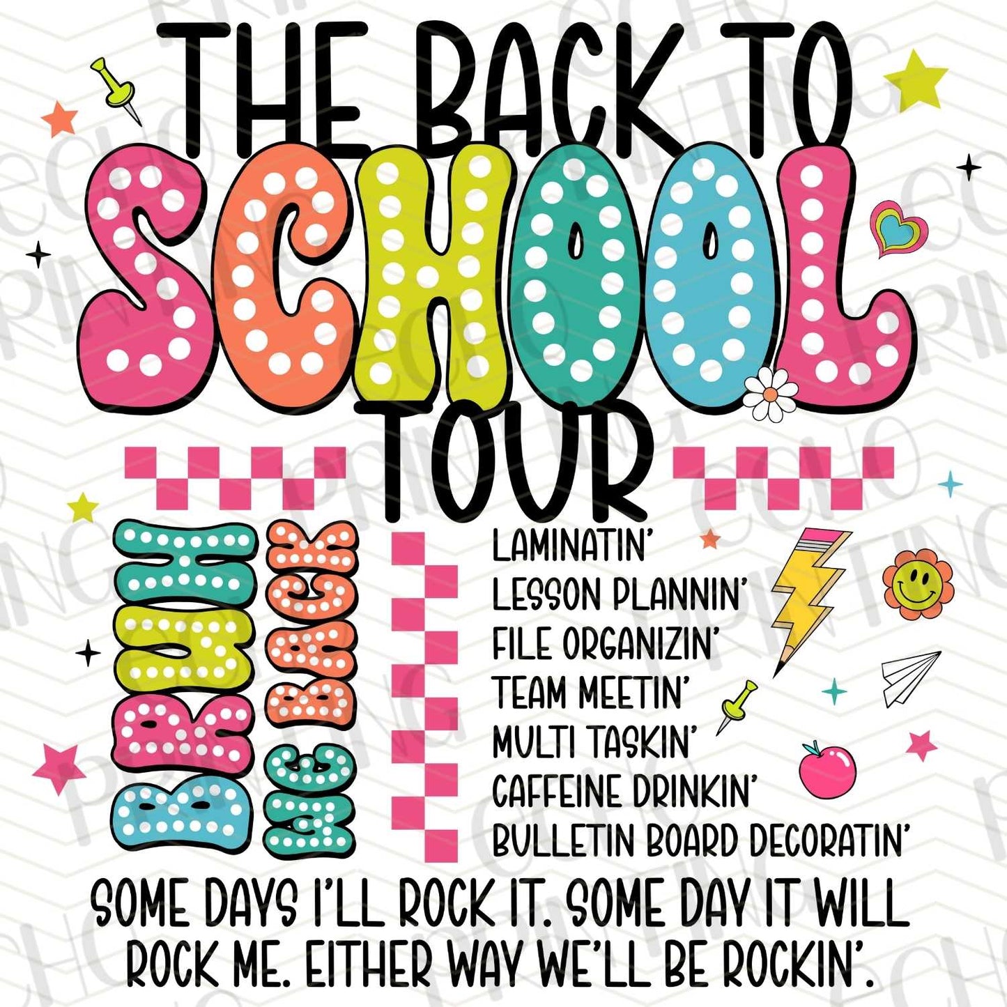 BTS 10 - THE BACK TO SCHOOL TOUR COLORFUL VERSION