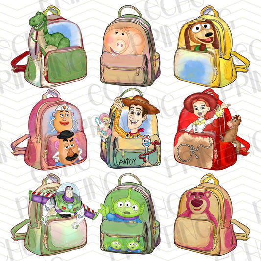 BTS 100 - TOY INSPIRED BACKPACKS FOR SCHOOL FUN