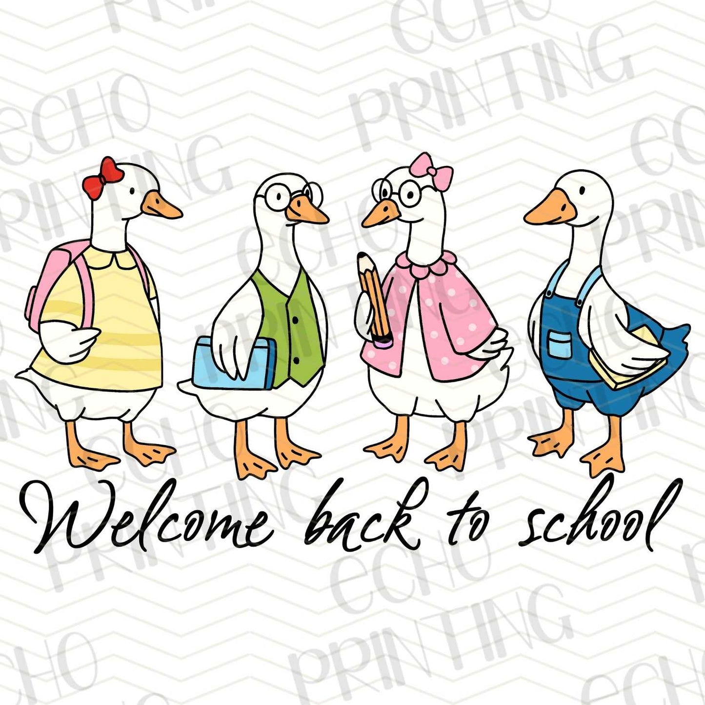 BTSG 115 - GEESE WALKING TO SCHOOL BACK TO SCHOOL
